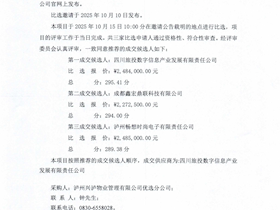 數(shù)據(jù)要素交易流通平臺(tái)軟件開發(fā)采購(gòu)項(xiàng)目成交結(jié)果公示