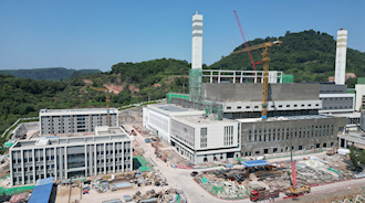 瀘州市垃圾焚燒發(fā)電廠擴能工程加快施工建設，全力沖刺收官